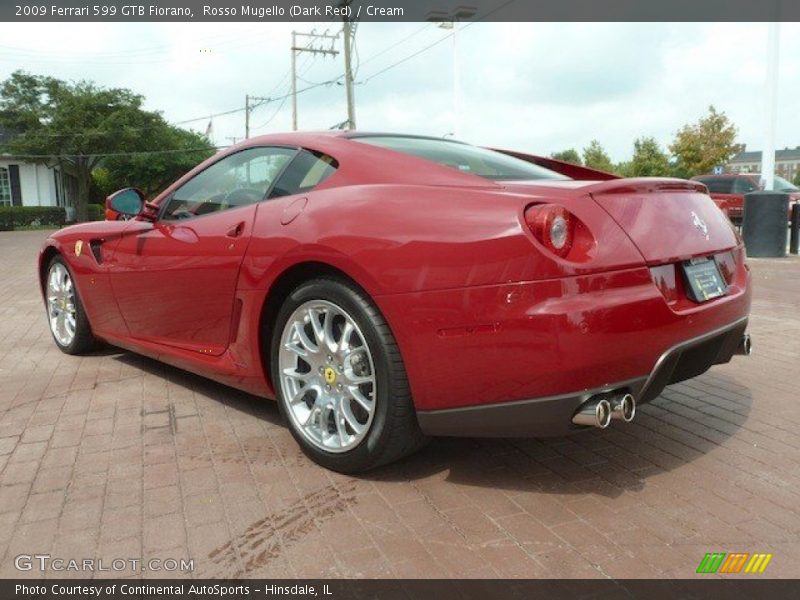  2009 599 GTB Fiorano  Rosso Mugello (Dark Red)