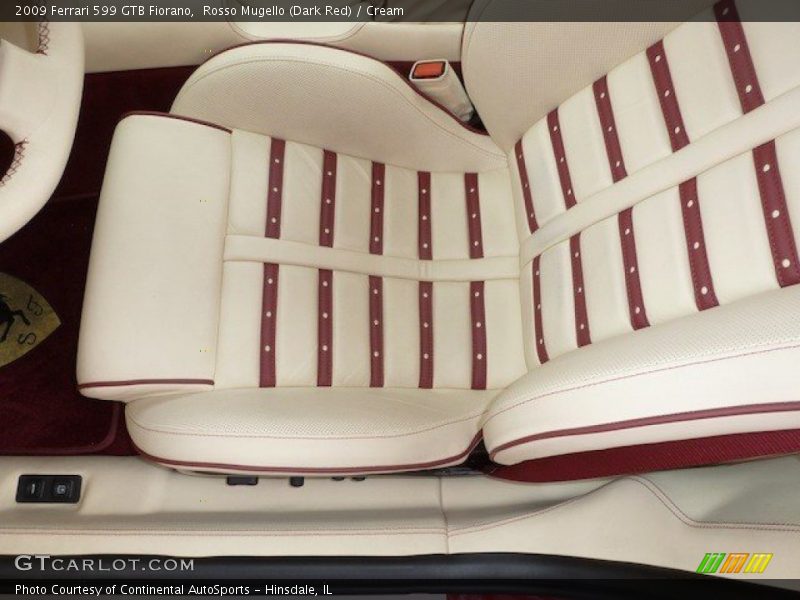 Front Seat of 2009 599 GTB Fiorano 