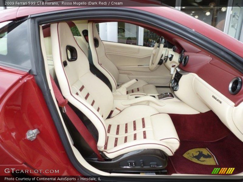 Front Seat of 2009 599 GTB Fiorano 