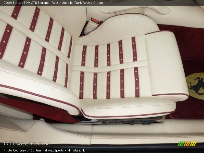 Front Seat of 2009 599 GTB Fiorano 