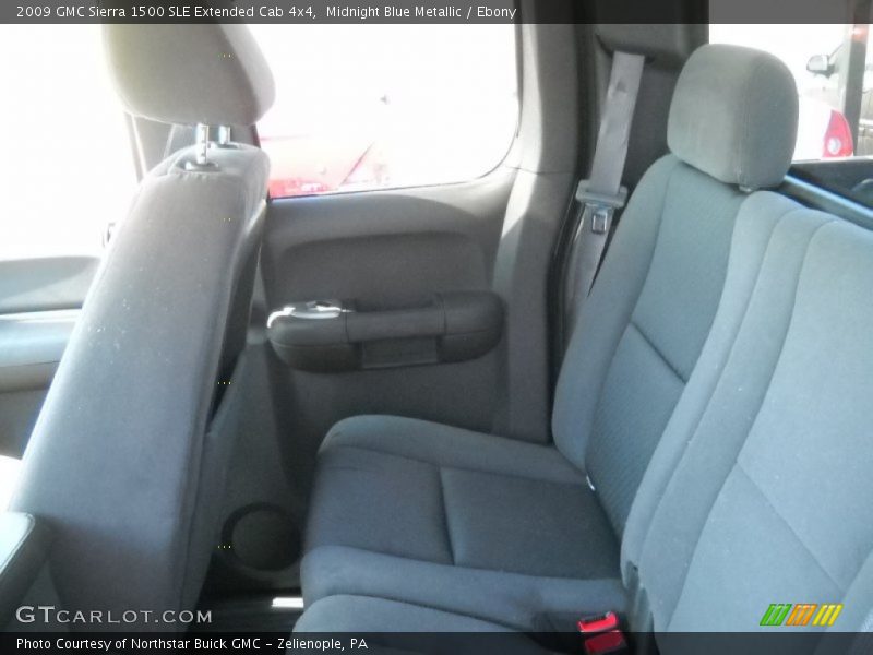 Midnight Blue Metallic / Ebony 2009 GMC Sierra 1500 SLE Extended Cab 4x4