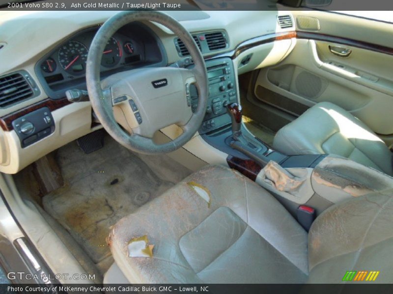 Ash Gold Metallic / Taupe/Light Taupe 2001 Volvo S80 2.9