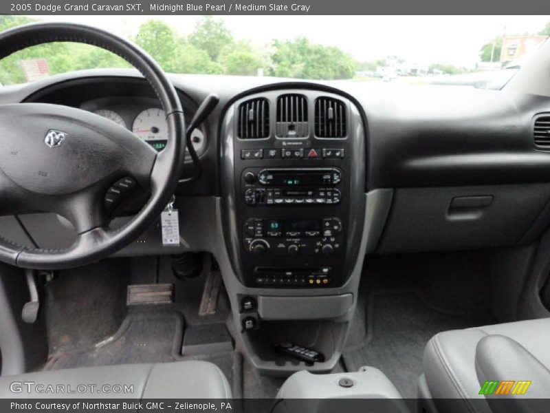 Midnight Blue Pearl / Medium Slate Gray 2005 Dodge Grand Caravan SXT
