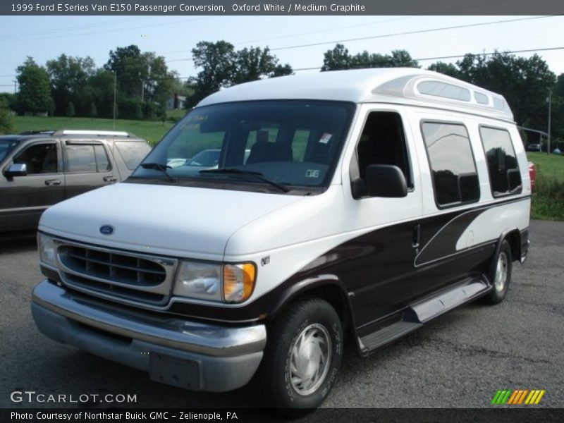 Front 3/4 View of 1999 E Series Van E150 Passenger Conversion