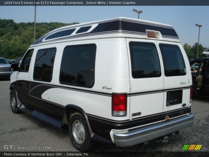 Oxford White / Medium Graphite 1999 Ford E Series Van E150 Passenger Conversion
