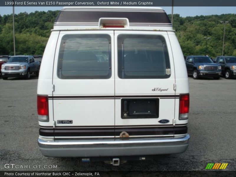 Oxford White / Medium Graphite 1999 Ford E Series Van E150 Passenger Conversion