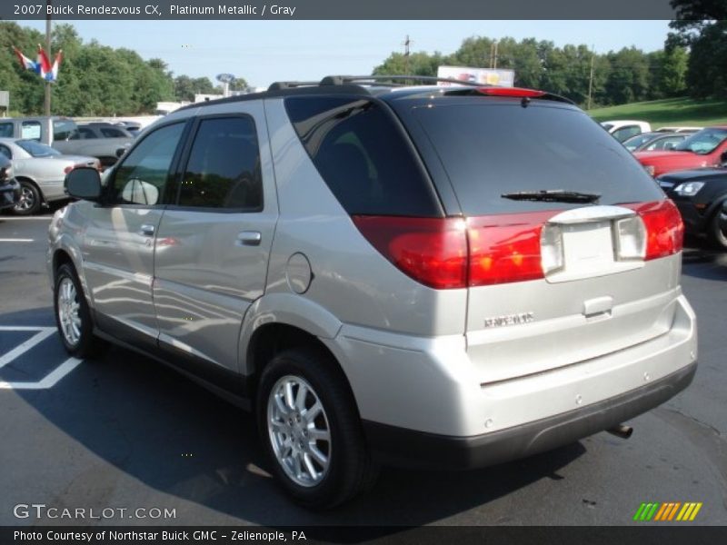 Platinum Metallic / Gray 2007 Buick Rendezvous CX