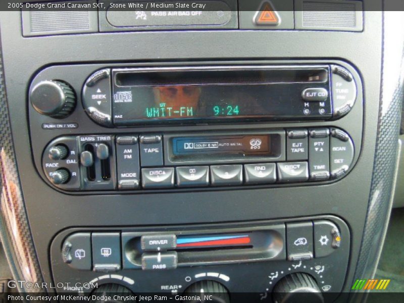 Stone White / Medium Slate Gray 2005 Dodge Grand Caravan SXT