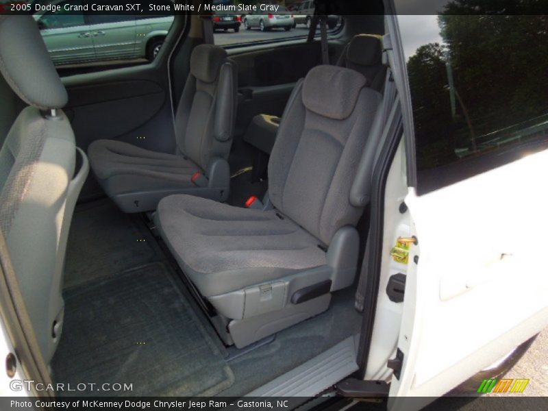Stone White / Medium Slate Gray 2005 Dodge Grand Caravan SXT