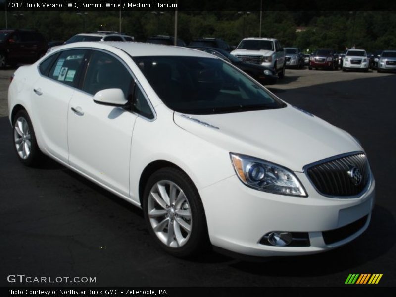Summit White / Medium Titanium 2012 Buick Verano FWD