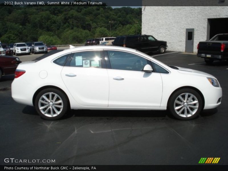 Summit White / Medium Titanium 2012 Buick Verano FWD