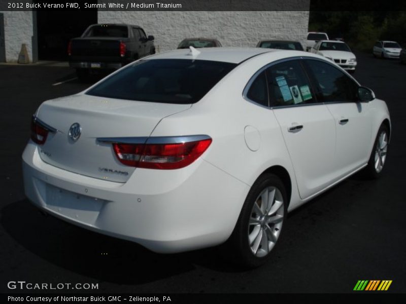 Summit White / Medium Titanium 2012 Buick Verano FWD