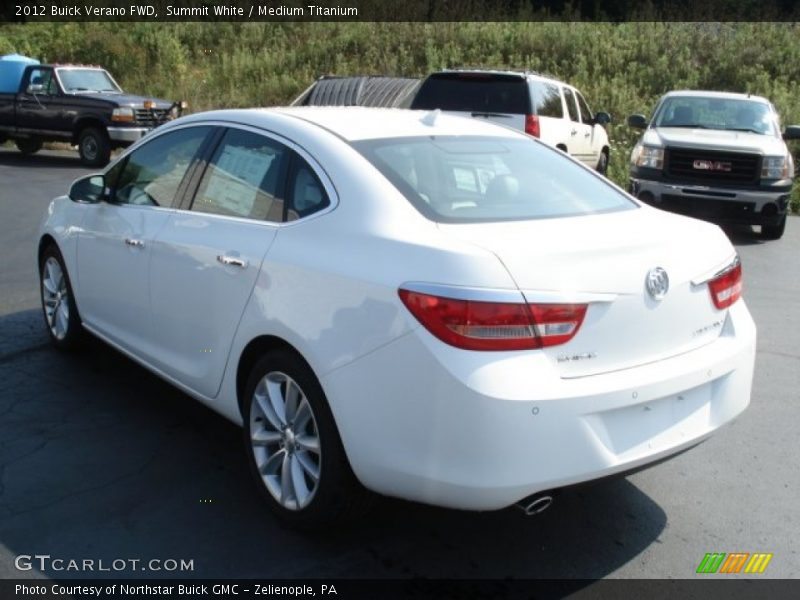 Summit White / Medium Titanium 2012 Buick Verano FWD