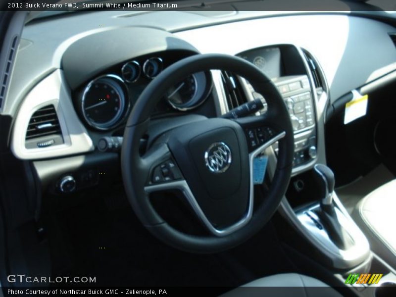 Summit White / Medium Titanium 2012 Buick Verano FWD
