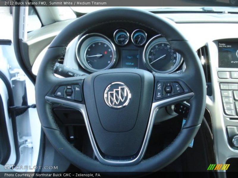 Summit White / Medium Titanium 2012 Buick Verano FWD
