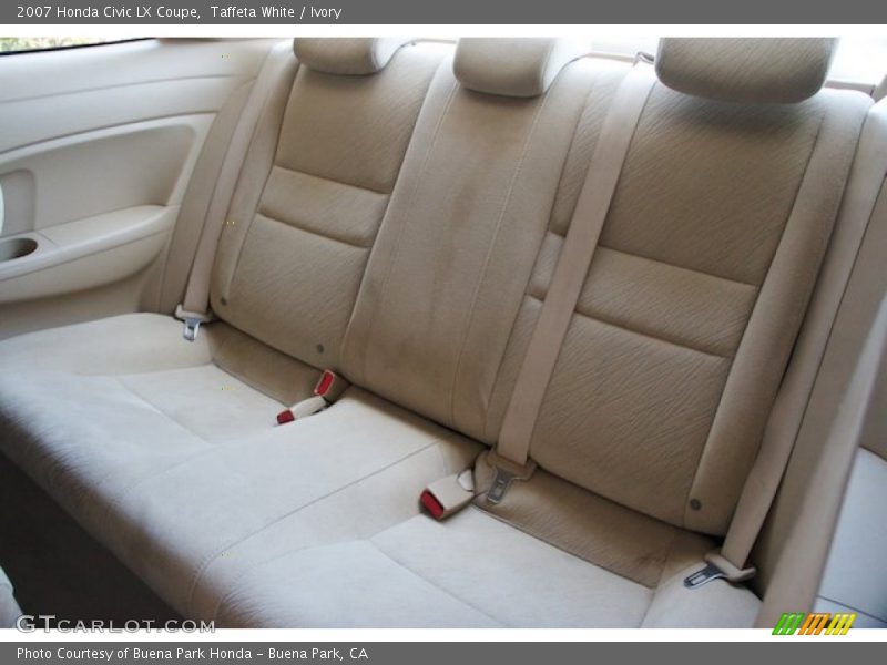 Taffeta White / Ivory 2007 Honda Civic LX Coupe