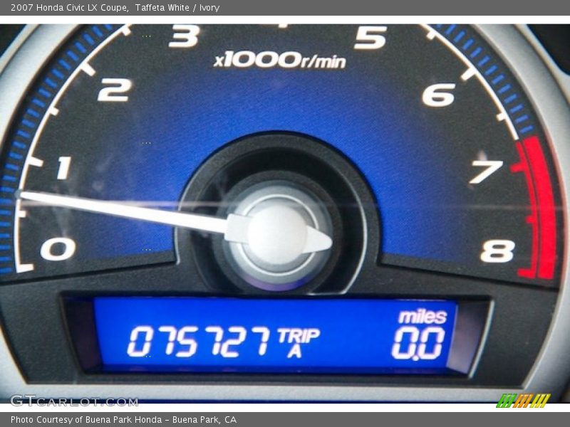 Taffeta White / Ivory 2007 Honda Civic LX Coupe
