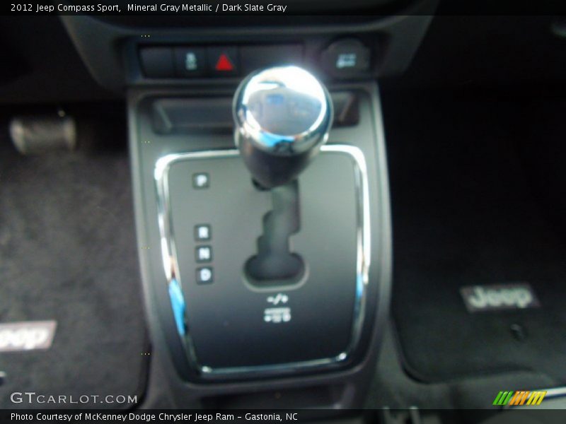 Mineral Gray Metallic / Dark Slate Gray 2012 Jeep Compass Sport