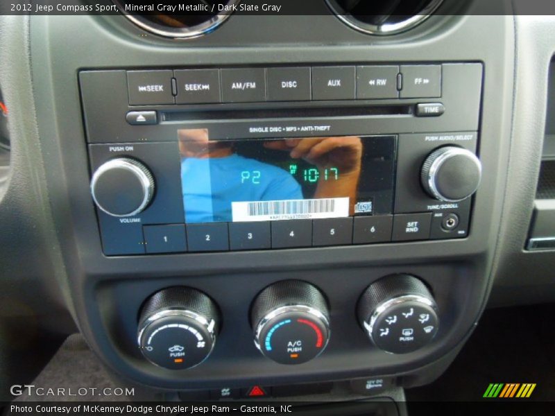Mineral Gray Metallic / Dark Slate Gray 2012 Jeep Compass Sport
