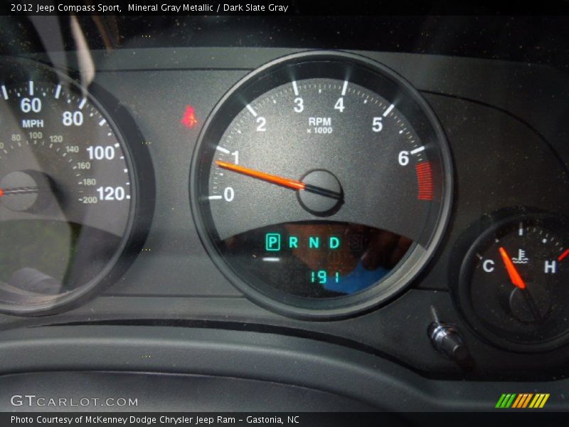 Mineral Gray Metallic / Dark Slate Gray 2012 Jeep Compass Sport