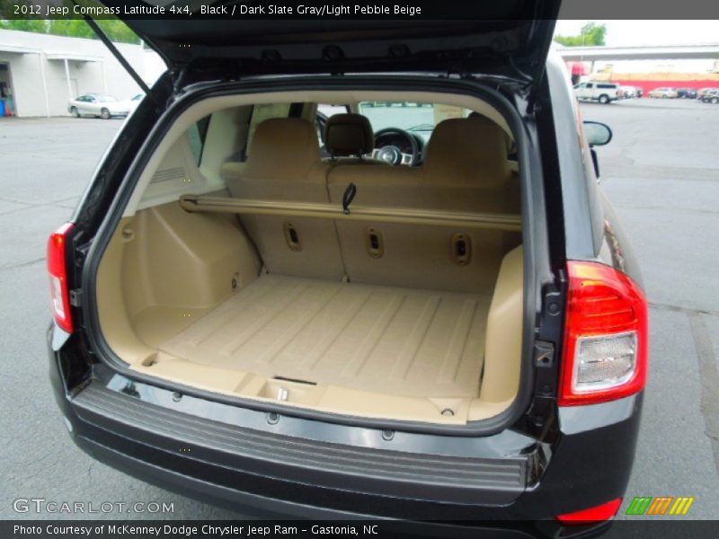 Black / Dark Slate Gray/Light Pebble Beige 2012 Jeep Compass Latitude 4x4