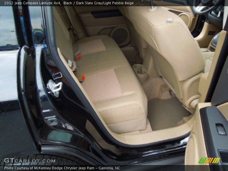 Black / Dark Slate Gray/Light Pebble Beige 2012 Jeep Compass Latitude 4x4