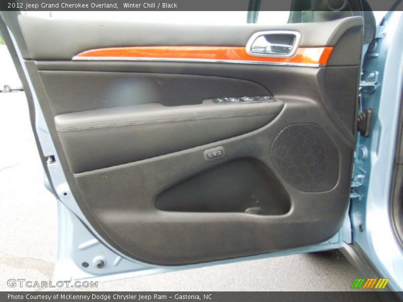 Winter Chill / Black 2012 Jeep Grand Cherokee Overland