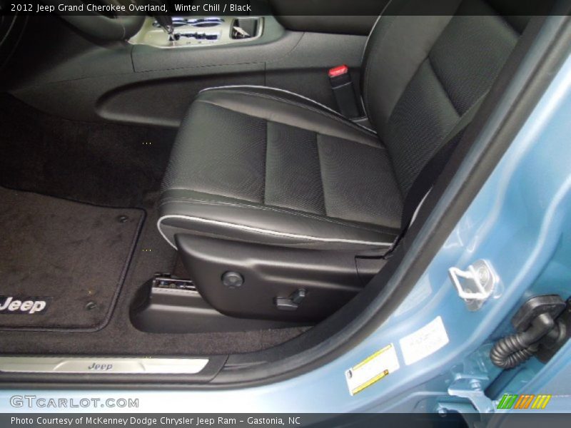 Winter Chill / Black 2012 Jeep Grand Cherokee Overland
