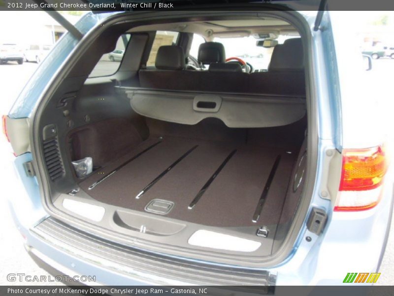 Winter Chill / Black 2012 Jeep Grand Cherokee Overland