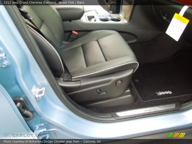 Winter Chill / Black 2012 Jeep Grand Cherokee Overland