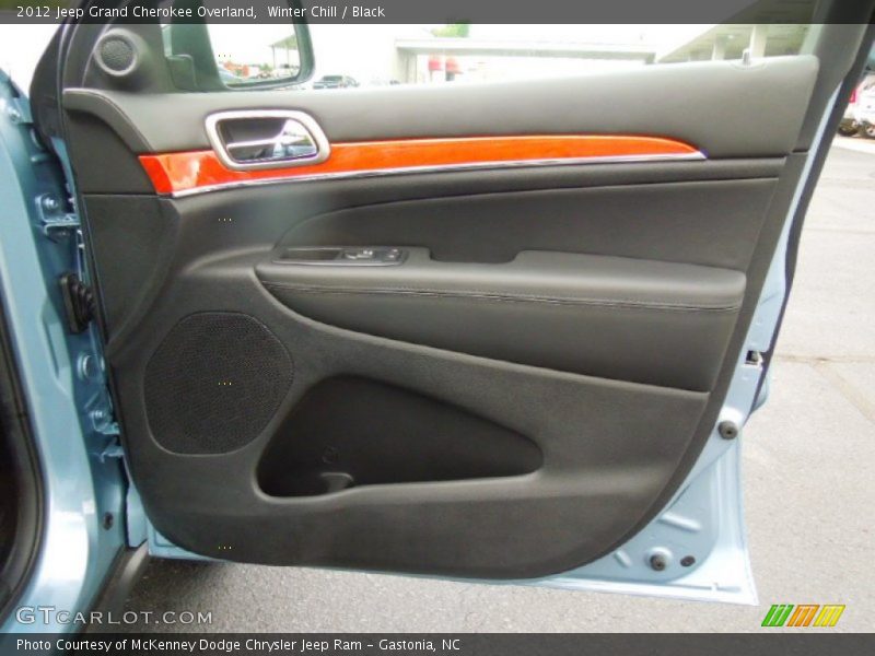 Winter Chill / Black 2012 Jeep Grand Cherokee Overland