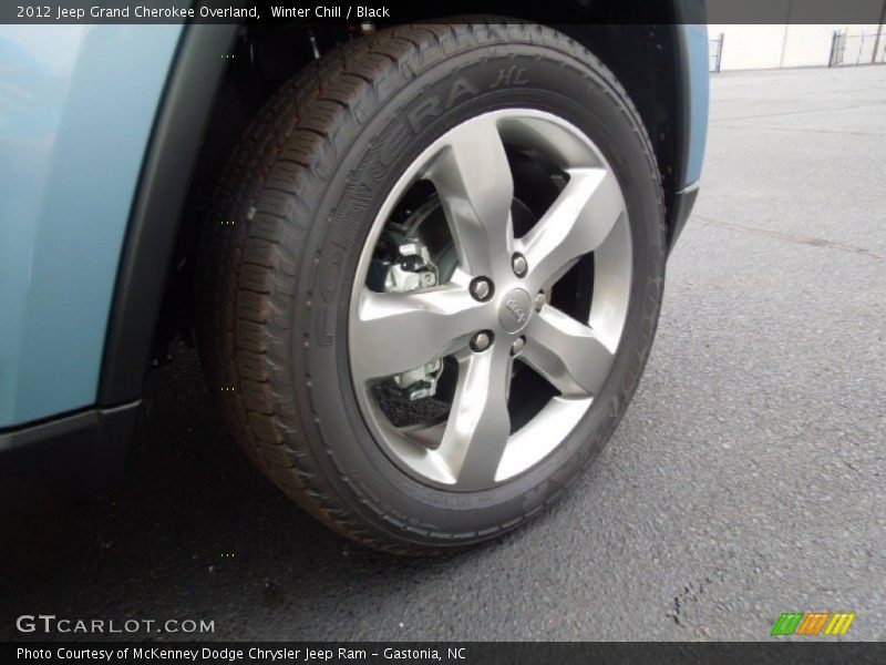 Winter Chill / Black 2012 Jeep Grand Cherokee Overland