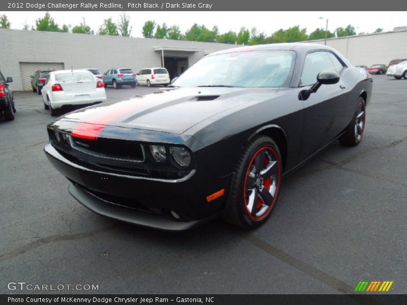 Pitch Black / Dark Slate Gray 2012 Dodge Challenger Rallye Redline