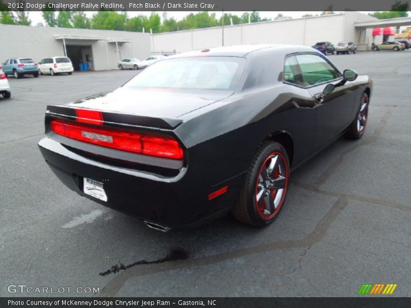 Pitch Black / Dark Slate Gray 2012 Dodge Challenger Rallye Redline