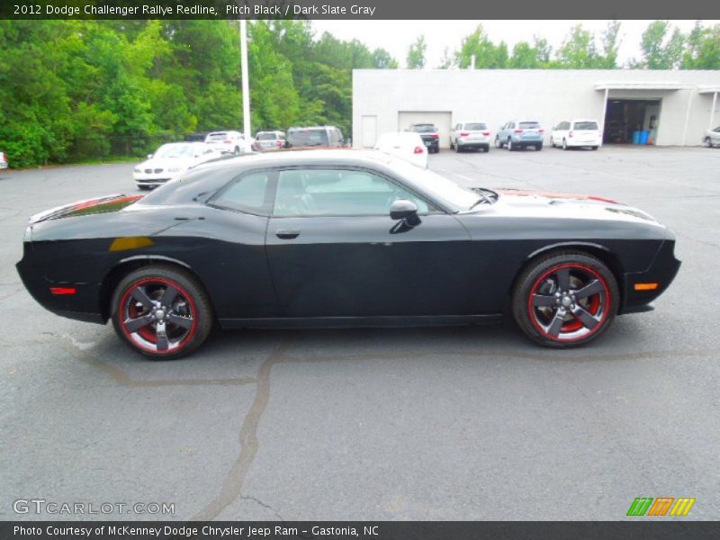 Pitch Black / Dark Slate Gray 2012 Dodge Challenger Rallye Redline