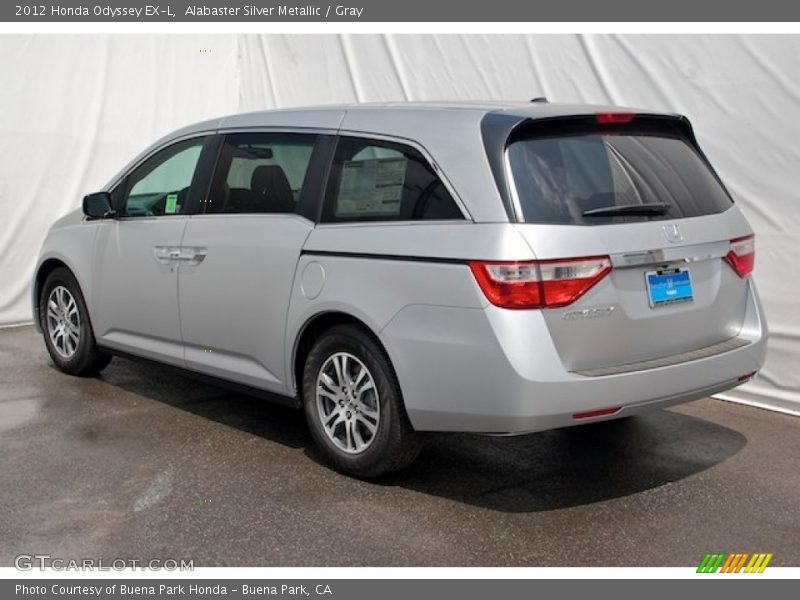 Alabaster Silver Metallic / Gray 2012 Honda Odyssey EX-L