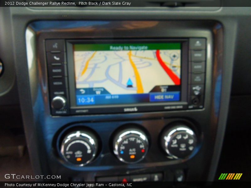 Pitch Black / Dark Slate Gray 2012 Dodge Challenger Rallye Redline