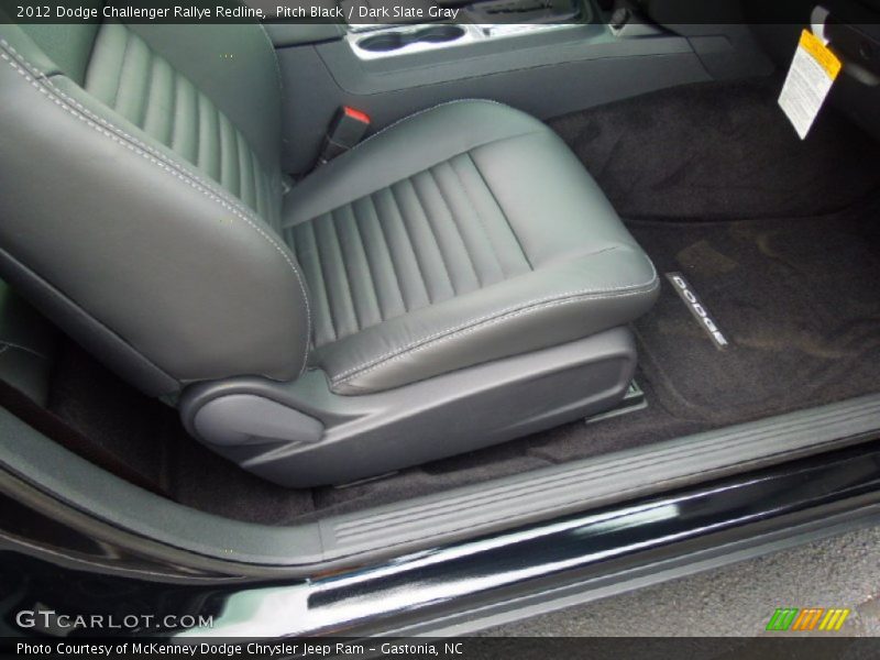 Pitch Black / Dark Slate Gray 2012 Dodge Challenger Rallye Redline