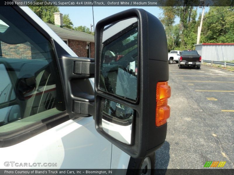 Oxford White / Medium Stone 2008 Ford F350 Super Duty XL SuperCab 4x4 Utility Truck