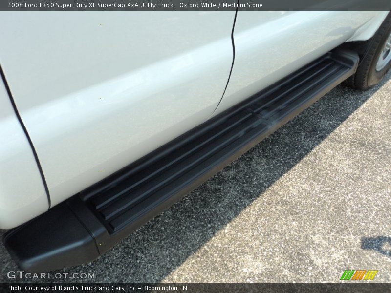 Oxford White / Medium Stone 2008 Ford F350 Super Duty XL SuperCab 4x4 Utility Truck