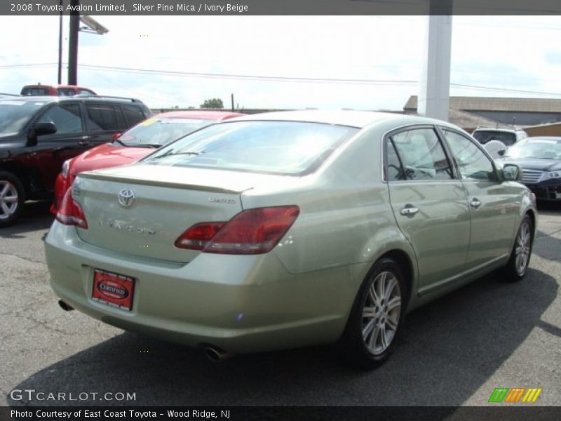 Silver Pine Mica / Ivory Beige 2008 Toyota Avalon Limited