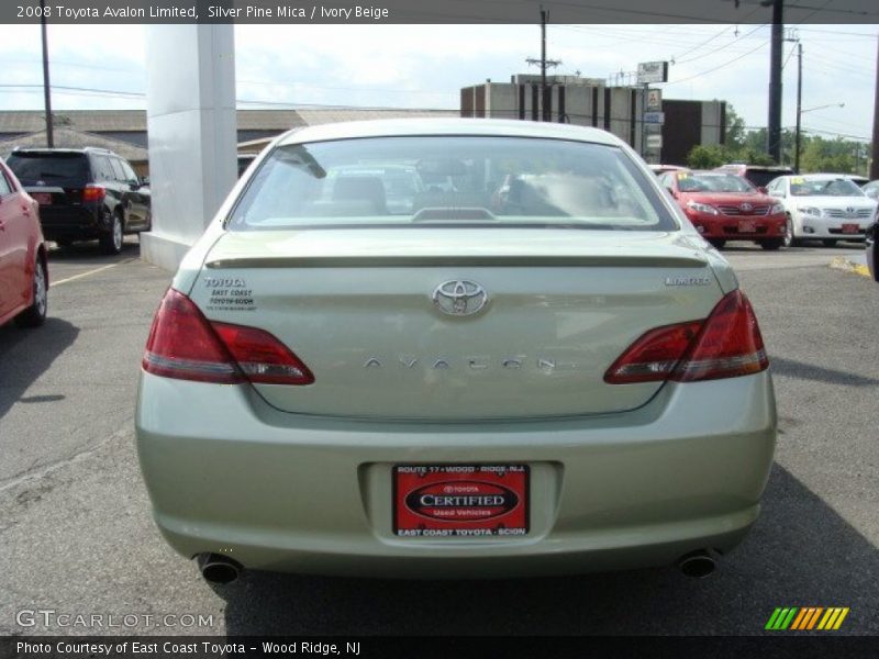 Silver Pine Mica / Ivory Beige 2008 Toyota Avalon Limited