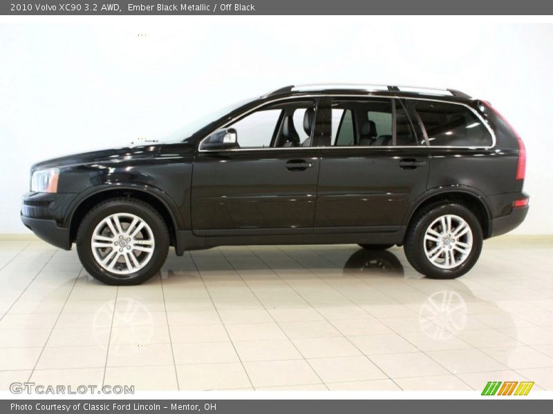 Ember Black Metallic / Off Black 2010 Volvo XC90 3.2 AWD