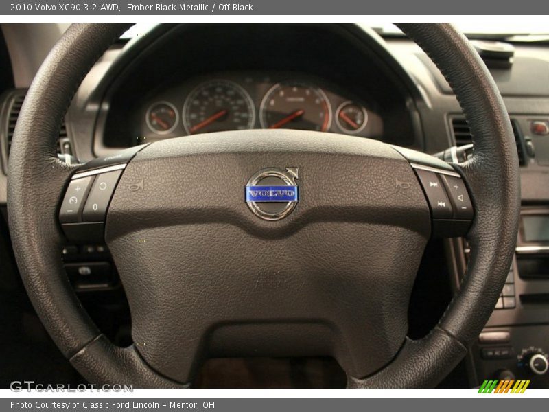 Ember Black Metallic / Off Black 2010 Volvo XC90 3.2 AWD
