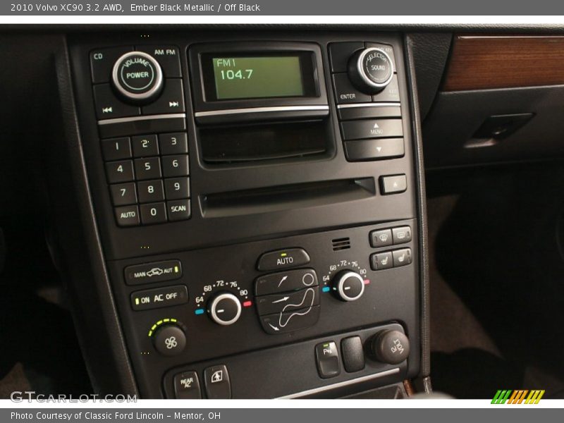 Ember Black Metallic / Off Black 2010 Volvo XC90 3.2 AWD