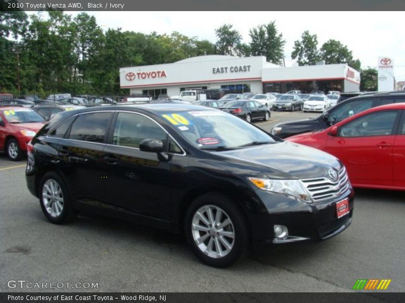 Black / Ivory 2010 Toyota Venza AWD