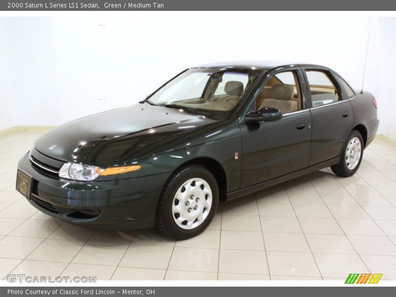 Green / Medium Tan 2000 Saturn L Series LS1 Sedan