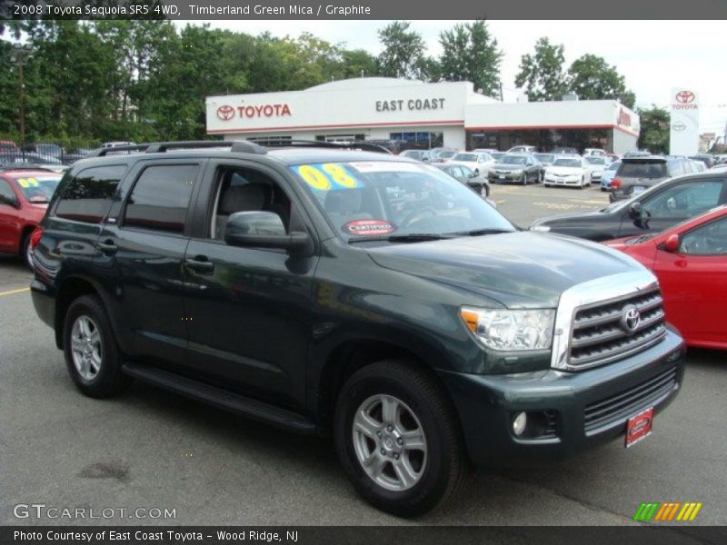 Timberland Green Mica / Graphite 2008 Toyota Sequoia SR5 4WD
