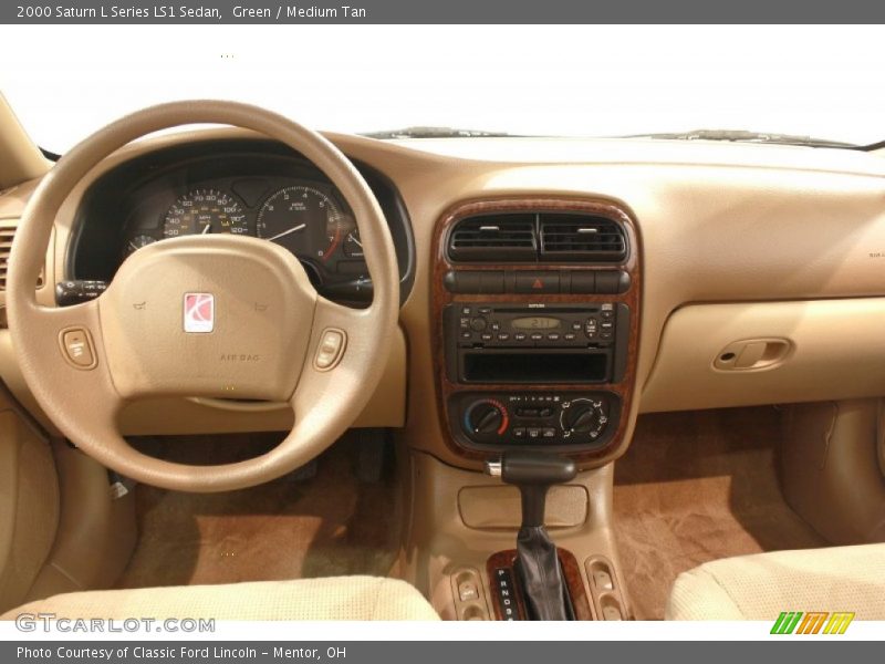 Green / Medium Tan 2000 Saturn L Series LS1 Sedan