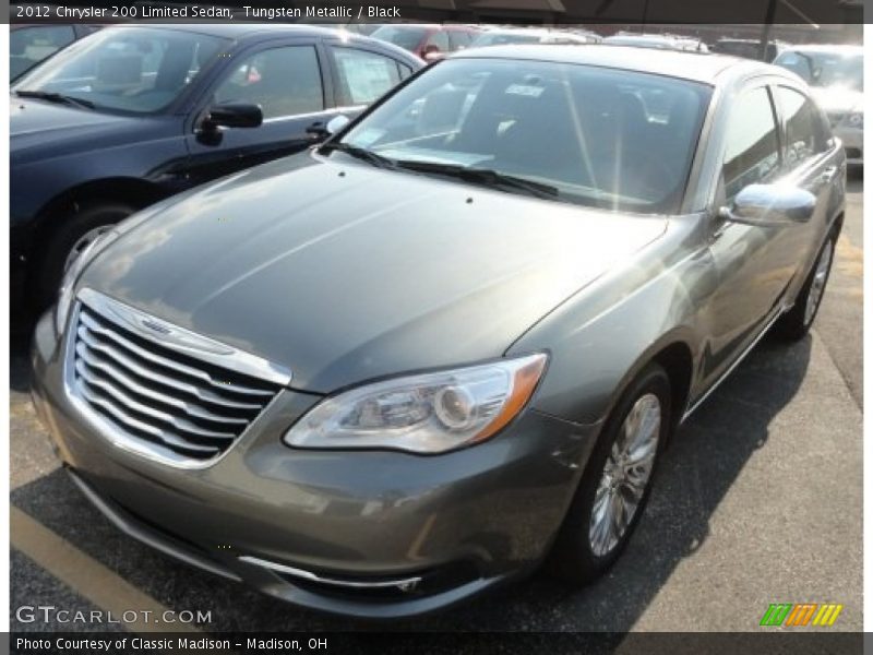 Tungsten Metallic / Black 2012 Chrysler 200 Limited Sedan